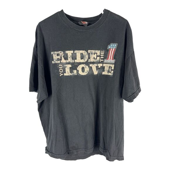Harley Davidson Ride The 1 You Love Mens XL T-Shirt 2016 Motorcycle - Picture 1 of 3